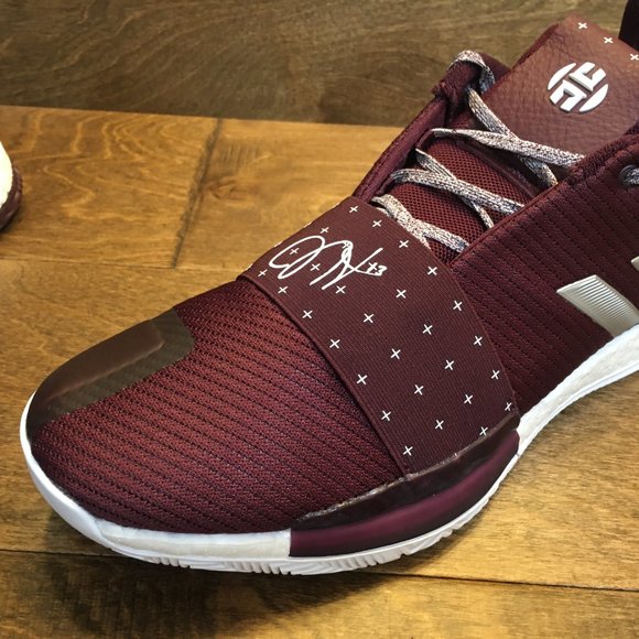 NEW Adidas Boost Harden Vol 3 Maroon Shoes Sz 14.5 - Picture 3 of 16